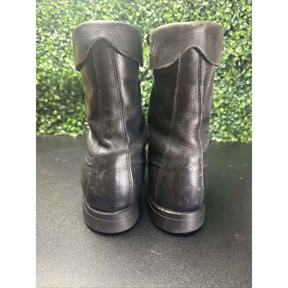 vintage Cove Shoe Company black leather military/combat boots Men's Size 12 D